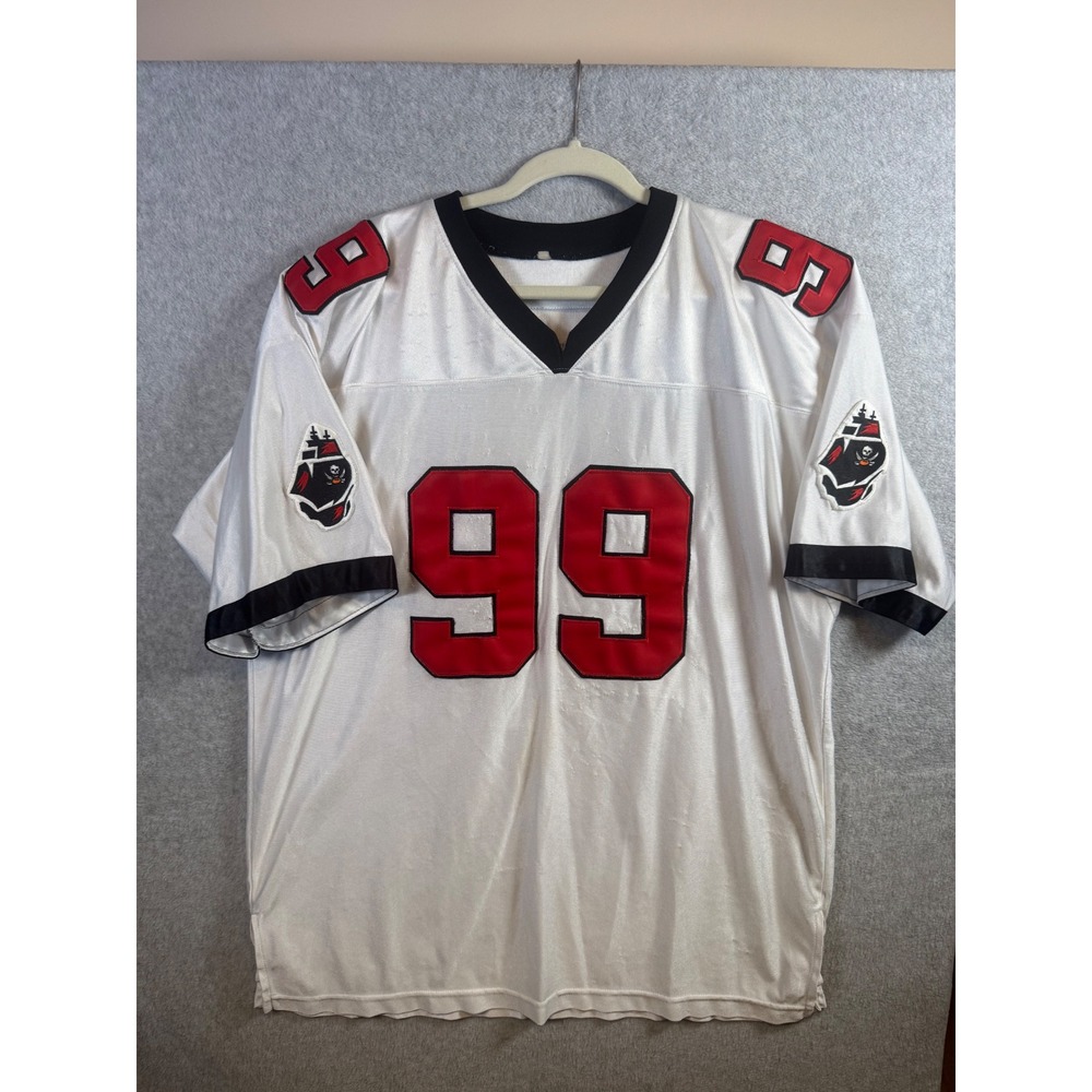 Tampa Bay Buccaneers Warren Sapp 99 Jersey White XXL Stitched Football Mens